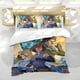 thumbnail image 5 of La Leyenda de Korra Conjunto de sábanas temático, trío de piezas, cómodo y amigable con la piel, diseño único, regalo de decoración para el hogar para familiares, amigos y fans,140cm *210cm, 5 of 6