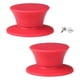 thumbnail image 5 of 2 piezas de perillas de repuesto de silicona para tapa de olla, asas de sujeción para tapa de sartén, ligeras Rojo, 5 of 9
