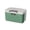 Green, variant on kowaku Lockable Storage Box Four Digit Password Versatile Large Spacious Household Portable Trunk Locking Container Bin Lockable Box Grey
