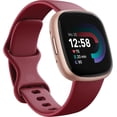 thumbnail image 1 of Fitbit Versa 4 Fitness Smartwatch with Daily Readiness, GPS, 24/7 Heart Rate, 40+ Exercise Modes, Sleep Tracking and more, (Red), 1 of 1