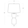 thumbnail image 2 of Regina Andrew 13-1393 Joan 25" Tall Buffet Table Lamp - Natural Stone, 2 of 5