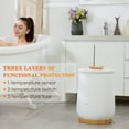Keenray Bucket Towel Warmers, Luxury Towel Warmer Bucket for Bathroom, Auto Shut Off, Fits Up to