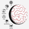thumbnail image 6 of Kdxio Baseballs for Tire Cover Wheel Protectors Tyre Covers Weatherproof Wheel Covers Universal Fit for Trailer Rv SUV Truck Camper Travel Trailers 14 inch, 6 of 8