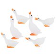 thumbnail image 2 of 6 mini cisnes de resina, figuras luminosas de ganso en miniatura para macetas, adornos de bonsái, 2 of 5