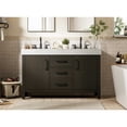 thumbnail image 2 of Elegant Kitchen and Bath 54 inch Double Bathroom Vanity In Mocha Brown, 2 of 10