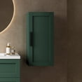 thumbnail image 5 of 14" Wall-Mounted Floating Bathroom Vanity Side Cabinet with a Door and a Shelf, (Suitable for JODI Bathroom Vanity), Green Color, 5 of 5