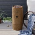 thumbnail image 3 of VENTOPYR 15,000 BTU 11-inch Round Outdoor Propane Fire Pit Table,Free Lava Rocks(Brown), 3 of 8