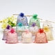 thumbnail image 4 of Bolsas de Organza de estrellas y luna, 7x9, 9x12cm, pequeñas bolsas de regalo con cordón de Navidad, para embalaje de joyería con dijes, 50 Uds., 4 of 4