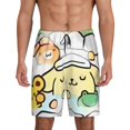 thumbnail image 3 of Lsque Sanrio Mens Sleep Pajama Shorts,Short Pajama Pants, Cotton Ultra-Soft Knit-Small, 3 of 9