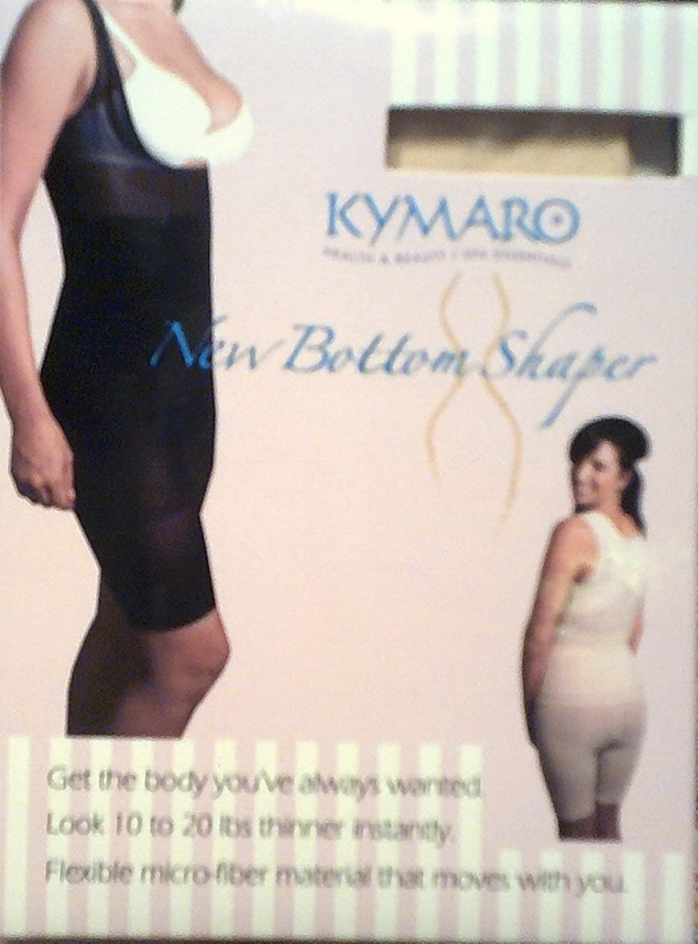 Nude Medium Kymaro Shapewear microfiber top only Kymaro Body Shaper 
