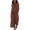 A-Brown140, variant on Women's Ruffle High Neck Two Piece Sets Sleeveless Wide Leg Summer Beach Matching Separates