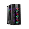 thumbnail image 1 of Gabinete gamer Yeyian YCH-7S3V-01BK Rapture 2500, Midi Tower, Atx/micro Atx/mini-atx, Usb 2.0/3.0, 3 Ventiladores Argb Instalados, espacio para SSD y RAM color negro, 1 of 10