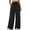 Black(Womens Pants), variant on No Boundarie Drawstring Pants for Women High Waisted Wide Leg Trousers Casual Elastic Waist Textured Lounge Pants with Pockets