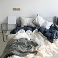 thumbnail image 1 of Feltree 4-Piece Dorm Bedding Set for Twin XL Bed, Ultra Soft Polyester, Reversible and Machine Washable, 1 of 8