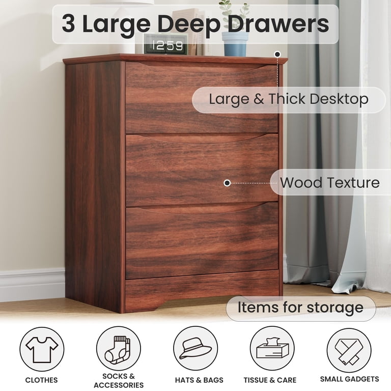 red 3 drawer dresser IKEA red Hemnes 3-drawer dresser $149