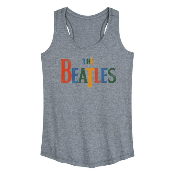 The Beatles - Colorful Logo - Women's Racerback Tank