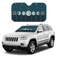 thumbnail image 3 of ZICANCN Car Sun Shades Front Windshield, Night Sky Moon Stars Automotive Front Window Sun Shield Visor, Medium Size, 3 of 9
