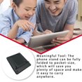 thumbnail image 2 of Phone Storage Rack Foldable Ultra Sturdy Tablet Using Accessories Hand Desk Stand Universal Hand Plastic Bracket Dormitory Travel Accessories black, 2 of 9