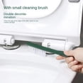 thumbnail image 5 of 3pcs Set Toilet Brush Wall Mounted Multi-functional Silicone Head with Bracket Home Bathroom Accessories, 5 of 6