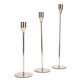 thumbnail image 1 of Juego de candelabros cónicos KEWITY de 3 uds dorados de hierro y metal decorativos, 1 of 5