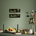 thumbnail image 6 of WINDLAND Acrylic Wall Sticker Islamic Wall Art Decors for Home Kitchens Start with Bismillah End with Alhamdulillah Wall Decal, 6 of 17