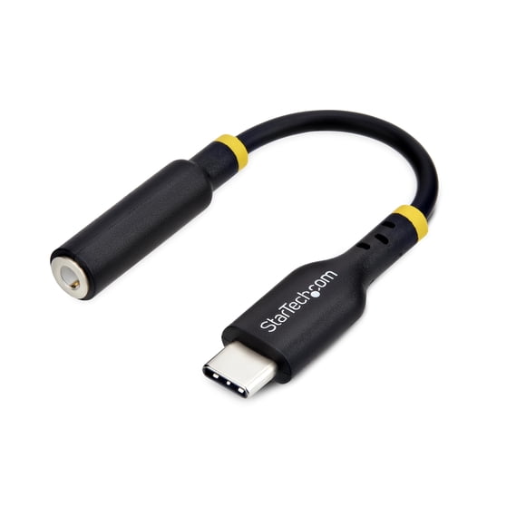 Adaptador de audio USB-C a TRRS de 3,5 mm para auriculares/conector para auriculares