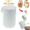 thumbnail image 2 of Quality Pill Cutter Powder Crusher Grinder splitter Medicine Storage Box US Ship, 2 of 10