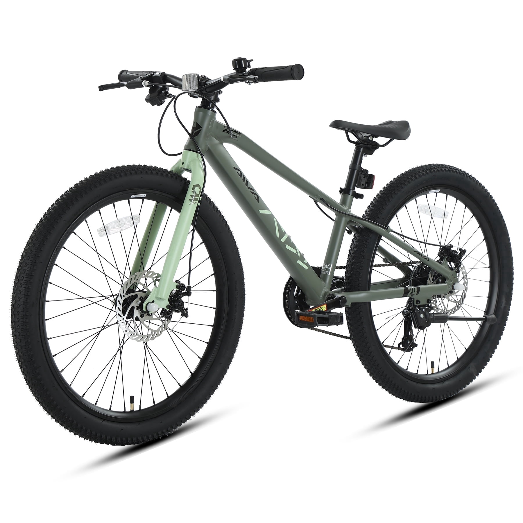 Hiland Mountain Bike, Multi-Spokes,Shimano 21 Speeds Drivetrain