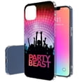 thumbnail image 1 of TalkingCase Slim Case for Apple iPhone 14 Pro, Slim Thin Gel Tpu Cover, Party Beast Print, Light Weight, Flexible, Soft, Anti-Scratch, Printed in USA, 1 of 7