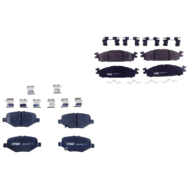 Set de Balatas Cerámicas TRW 2013 A 2014 Lincoln Kit Completo Delantero y Trasero