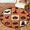 Multicolour 3, variant on CURLYOOT Round Rug 3ft Halloween Spooky Pumpkin Area Rug, Washable Circle Mat Non Slip Floor Carpet Mat, Black Soft Indoor Rugs for Entryway Living Room Dining Room Bedroom