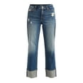 thumbnail image 4 of Scoop Women's and Women's Plus Benton Cuffed Ankle Jeans, 25", 27", and 29" Inseams, Sizes 0-26, 4 of 5