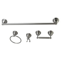 Kingston Brass BAK3961478SN 2.75 in. Restoration Bathroom Hardware, Brushed Nickel - 4 Piece