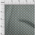 thumbnail image 2 of oneOone Silk Tabby Teal Blue Fabric Asian Kilim Sewing Craft Projects Fabric Prints By Yard 42 Inch Wide, 2 of 5