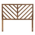 thumbnail image 3 of Baxton Studio Belisma Modern and Contemporary Ash Walnut Finished Wood Queen Size Headboard, 3 of 9