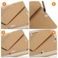 thumbnail image 4 of Uxcell 50Pcs Sujetadores de Botones Giratorios para Marcos de Fotos 50Pcs Juego de Tornillos para Colgar Imágenes, Transparente, 4 of 6