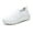 White, variant on YOURDIARY Womens Walking Shoes Slip on Comfortable Sneakers for women with Arch Support
