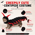 thumbnail image 4 of Cat Centipede Costume for Halloween, Adjustable Insect Cosplay Outfit for Cats and Small Dogs, Vivid Multi-Leg Pet Cloak for Costume Party, Photos and Dress Up, 4 of 6