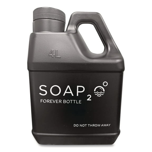 SOAP2O S2O4LFL-BLK 1 Gallon Forever Bottle (10/Carton)
