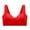 Red, variant on Jsaierl Bras for Women Plus Size Support T-shirt Bras Cotton Full Coverage Bralettes Stretch Breathable Full Figure Bras