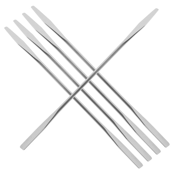 Lixi 5pcs Stainless Steel Cosmetic Mixing Rods Makeup Spatula Nail Art Stirring Rod Metal Spatula
