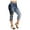 Dark Blue, variant on Women's Dress Clearance Women's Lace Panel Denim Leggings Summer Capris Leggings Jeggings Black 18(XXXXXL)