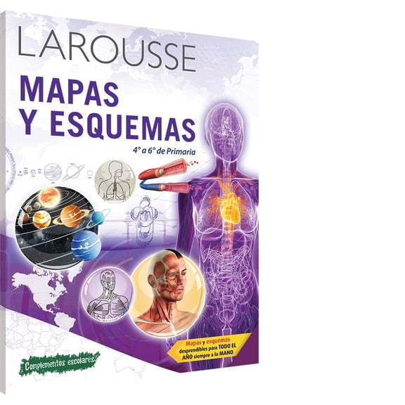 Mapas y Esquemas 4-6 Primaria, Ediciones Larousse, Paraescolares, Consulta, Edición 1