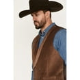 thumbnail image 2 of Cody James Men's Amarillo Double-Breasted Velvet Vest - CJVV21F12-DKBRN Medium, 2 of 4