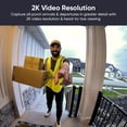 thumbnail image 5 of Restored Wyze Video Doorbell v2, Wired, 2K Video, Two-Way Audio, Color Night Vision, Compatible with Alexa & Google Assistant, Black (Refurbished), 5 of 8