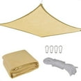 thumbnail image 2 of BKER Yellow Polyethylene Outdoor Sun Shade | Sun And Durable Shading Cloth Create A Colorful And Cool Courtyard Space, 2 of 6
