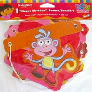 Dora the Explorer 'Fiesta' Happy Birthday Banner (1ct)