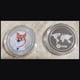 thumbnail image 5 of Creative Iron Coin 2021 Dog con funda protectora, regalo de coleccionista Plata perfke Monedas conmemorativas, 5 of 9