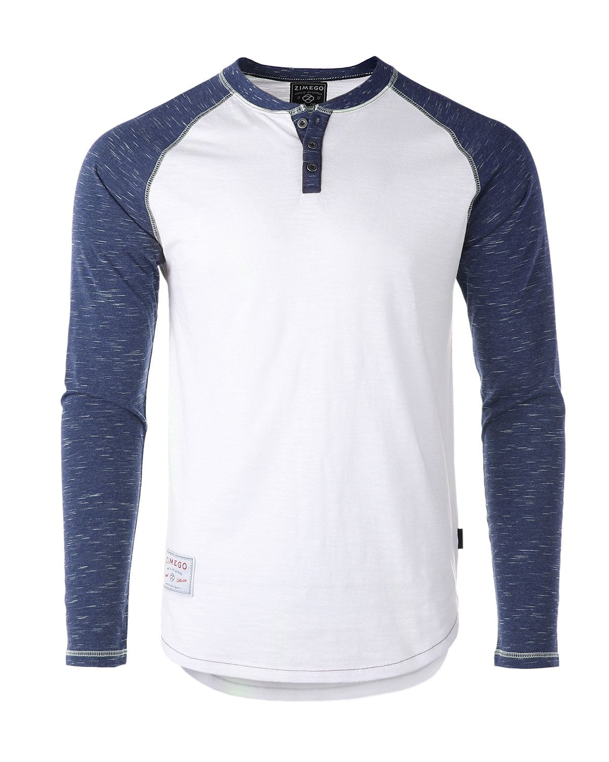 Download ZIMEGO - ZIMEGO Men's Casual Color Block Long Sleeve ...