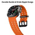 thumbnail image 2 of Correa de reloj Elaikement Marine Silicone para Galaxy Watch Ultra, 2 of 9